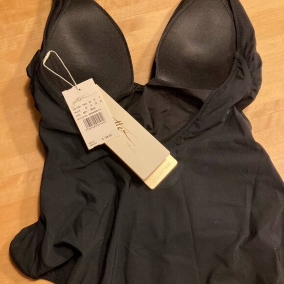 Gorgeous Gottex Black Moonlight Glow Swimsuit 8 - Picture 4 of 6